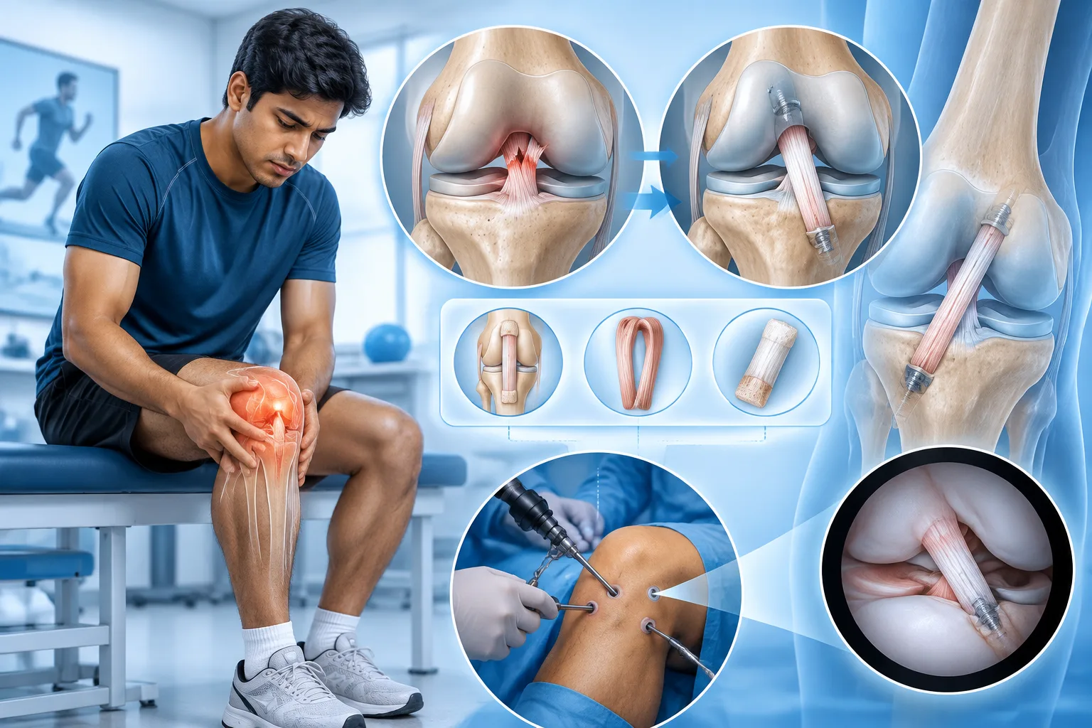 ACL reconstruction surgery for knee ligament injury by ACL tear specialist in Mumbai