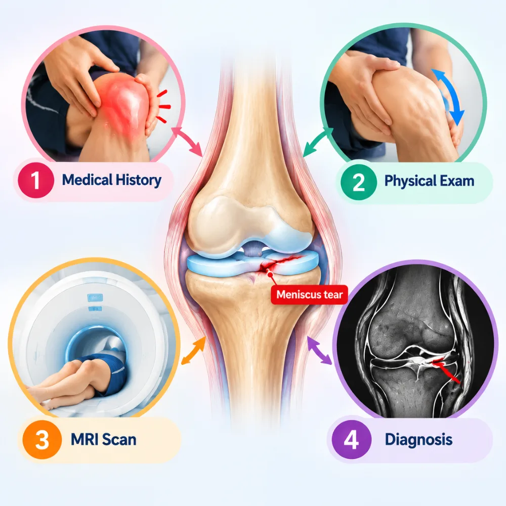 How Is a Meniscus Tear Diagnosed?