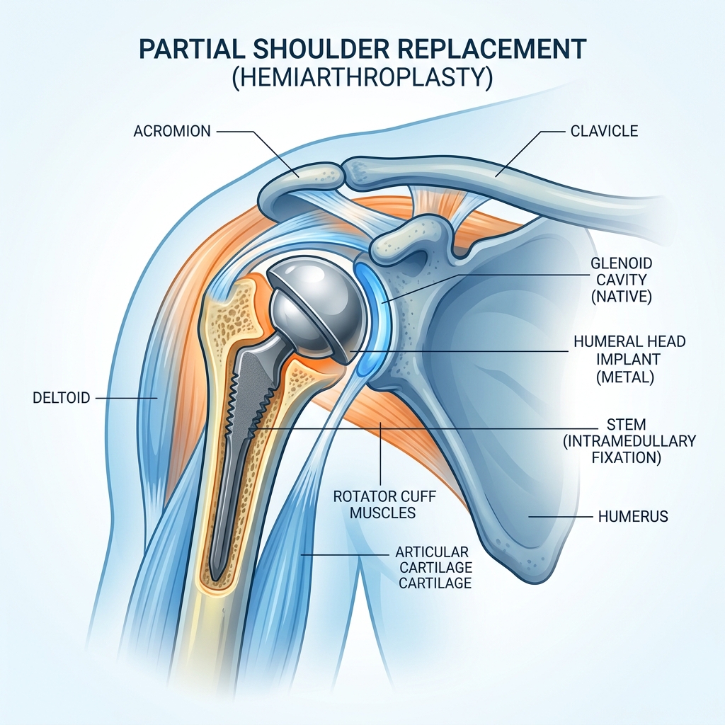 What Is Partial Shoulder Replacement (Hemiarthroplasty)?