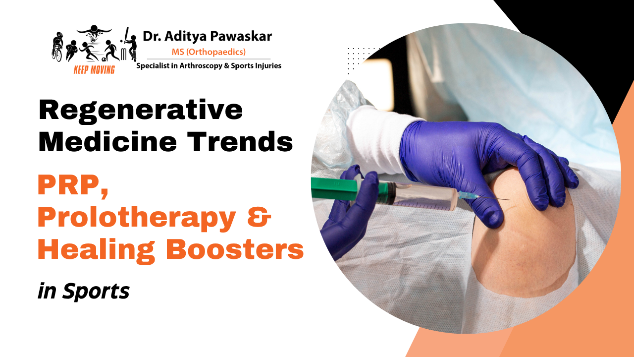 Regenerative Medicine Trends: PRP, Prolotherapy & Healing Boosters in Sports